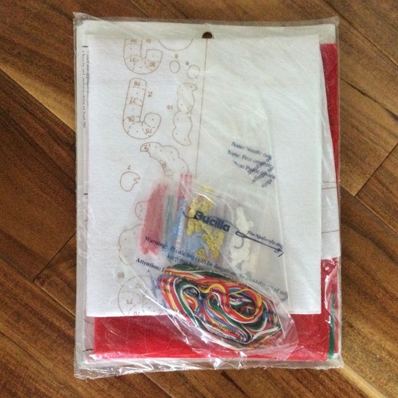 Bucilla Felt Stocking Kit Ho Ho Ho Santa - Picture 3 of 3